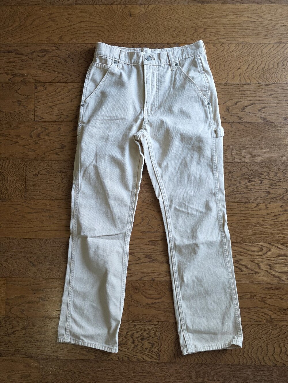 Lucky Brand Cream Carpenter Pants Size 26